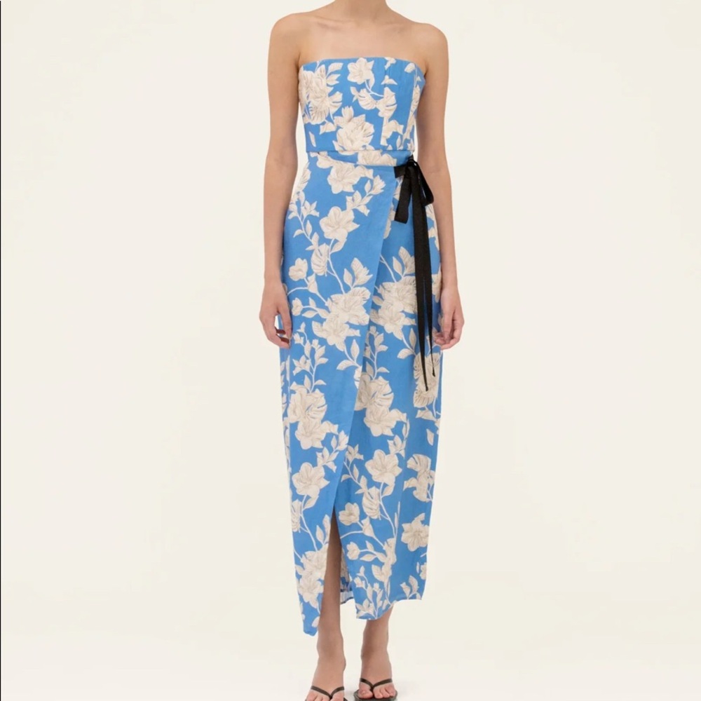 Agua by Agua Bendita Cinefila Madera Maxi Dress